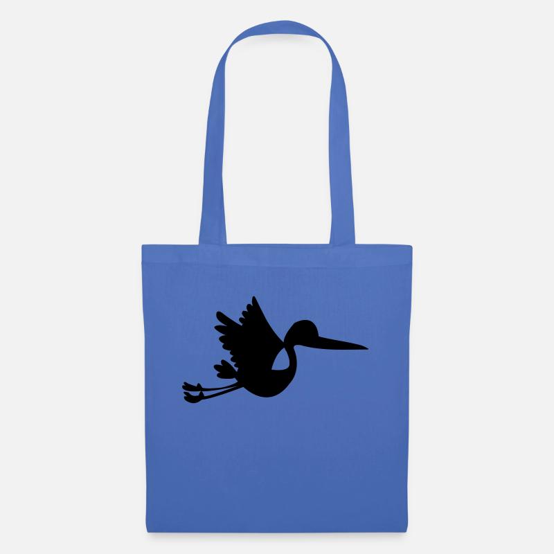Storch - Stoffbeutel - Hellblau