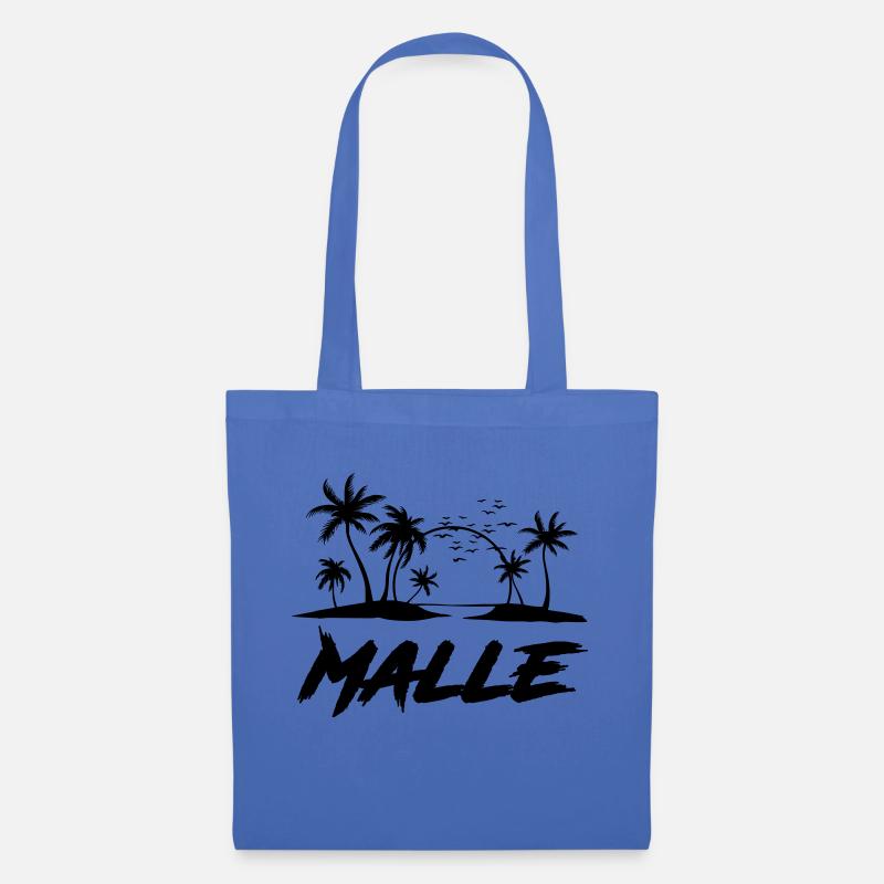 malle - Stoffbeutel - Hellblau