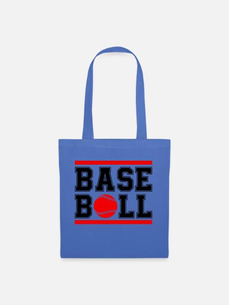 baseball 1 - Stoffbeutel - Hellblau