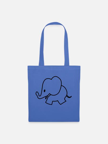 Little Elephant - Stoffbeutel - Hellblau