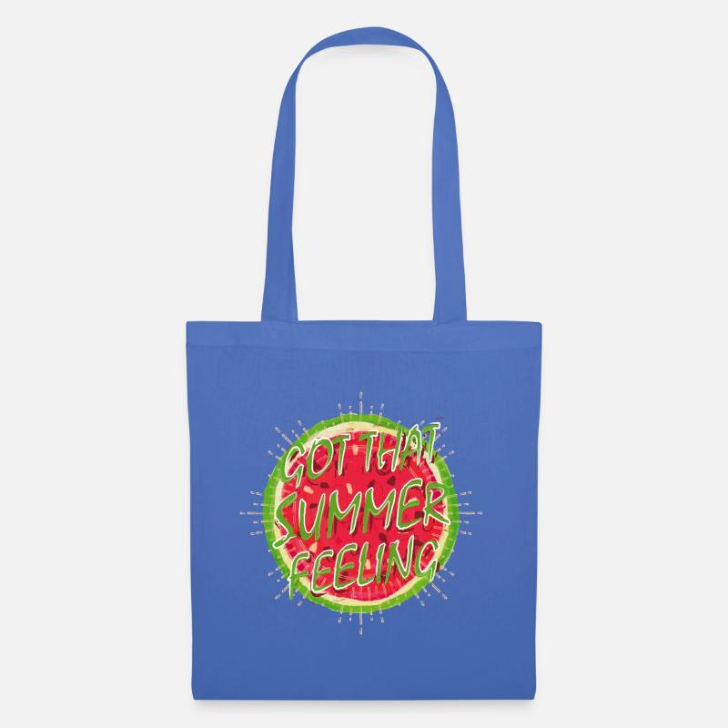 Summer Feeling (Melone) - Stoffbeutel - Hellblau