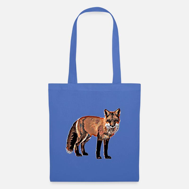 Fuchs - Stoffbeutel - Hellblau
