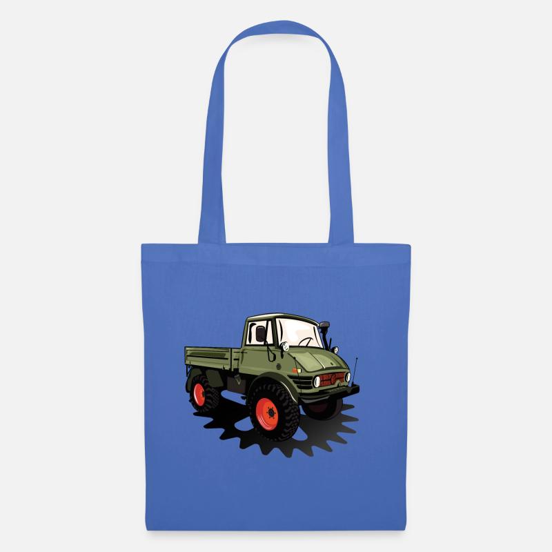 Unimog - Oldtimer - Offroad - Universal Motorgerät - Stoffbeutel - Hellblau