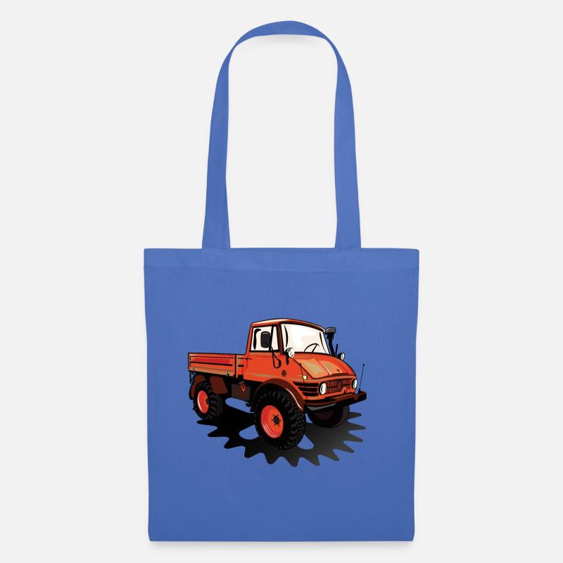 Unimog - Oldtimer - Offroad - Universal Motorgerät - Stoffbeutel - Hellblau