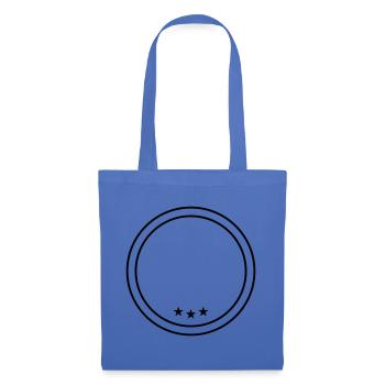 emblème du cercle - Sac en tissu - bleu pâle - Devant