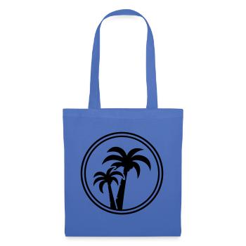 symbole de la paume - Sac en tissu - bleu pâle - Devant
