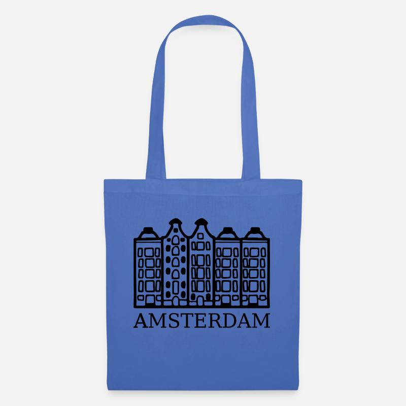 Amsterdam - Stoffbeutel - Hellblau