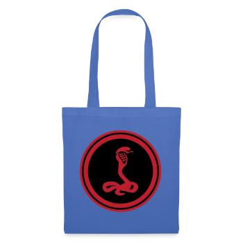 Cobra serpent - Sac en tissu - bleu pâle - Devant