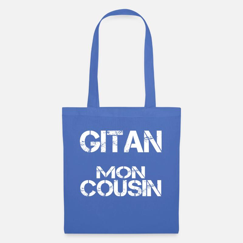 Gitan mon cousin - Sac en tissu - bleu pâle