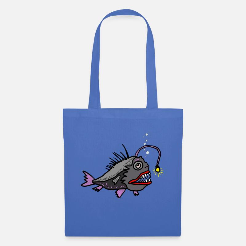 Anglerfisch - Stoffbeutel - Hellblau
