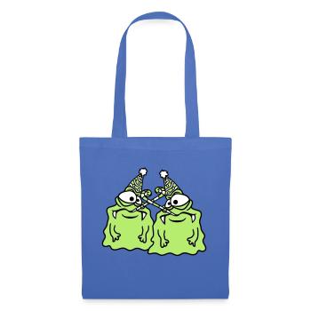 2 amis équipe couple anniversaire seul solitaire deuil - Sac en tissu - bleu pâle - Devant