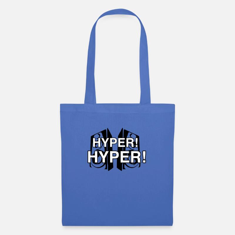 "Hyper! Hyper!" - Tote Bag - light blue