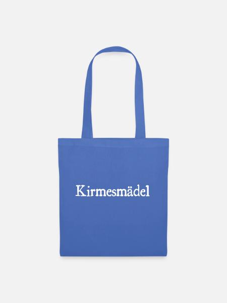 Kirmesmädel ,Kirmes,Geschenk,Geschenkidee,Rummel - Stoffbeutel - Hellblau