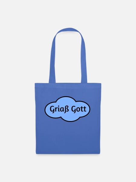 Griaß Gott - Stoffbeutel - Hellblau