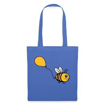 Happy Balloon Bee Comic - Tote Bag - light blue - Front