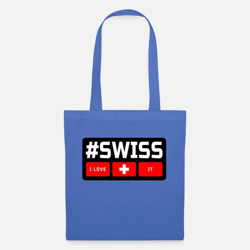 @SWISS - Stoffbeutel - Hellblau