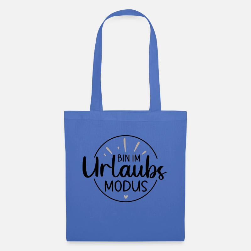 Bin im Urlaubsmodus - Stoffbeutel - Hellblau
