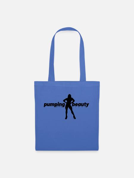 pumping beauty logo - Stoffbeutel - Hellblau
