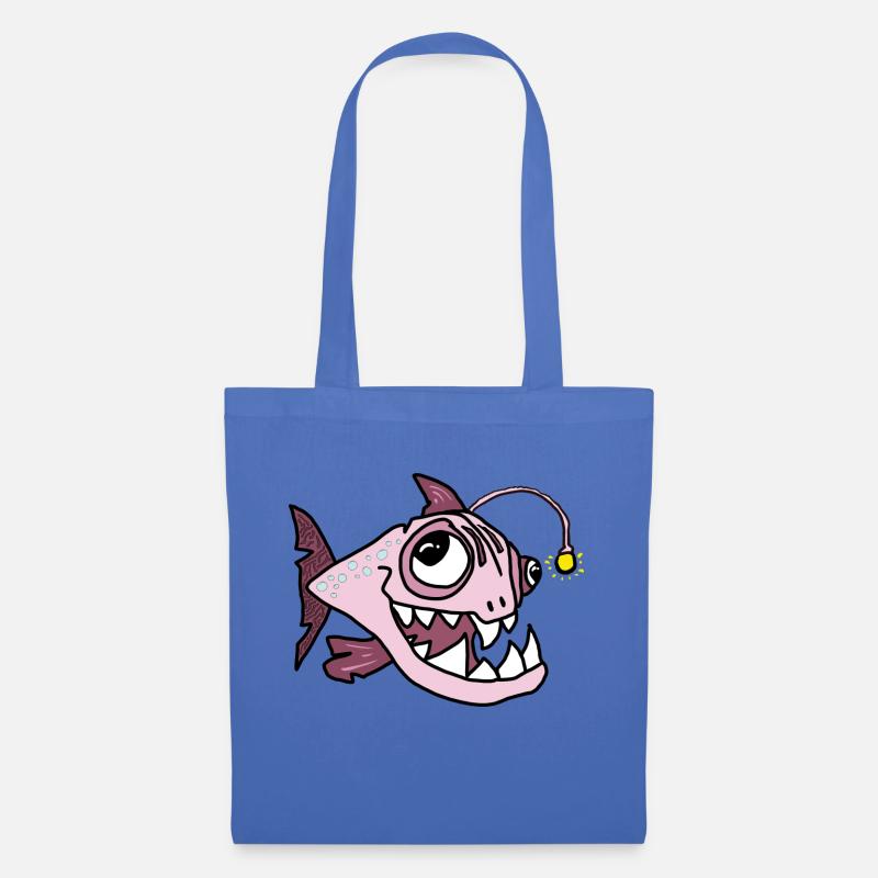 Anglerfisch - Stoffbeutel - Hellblau