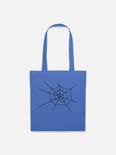 spider_web - Stoffbeutel - Hellblau