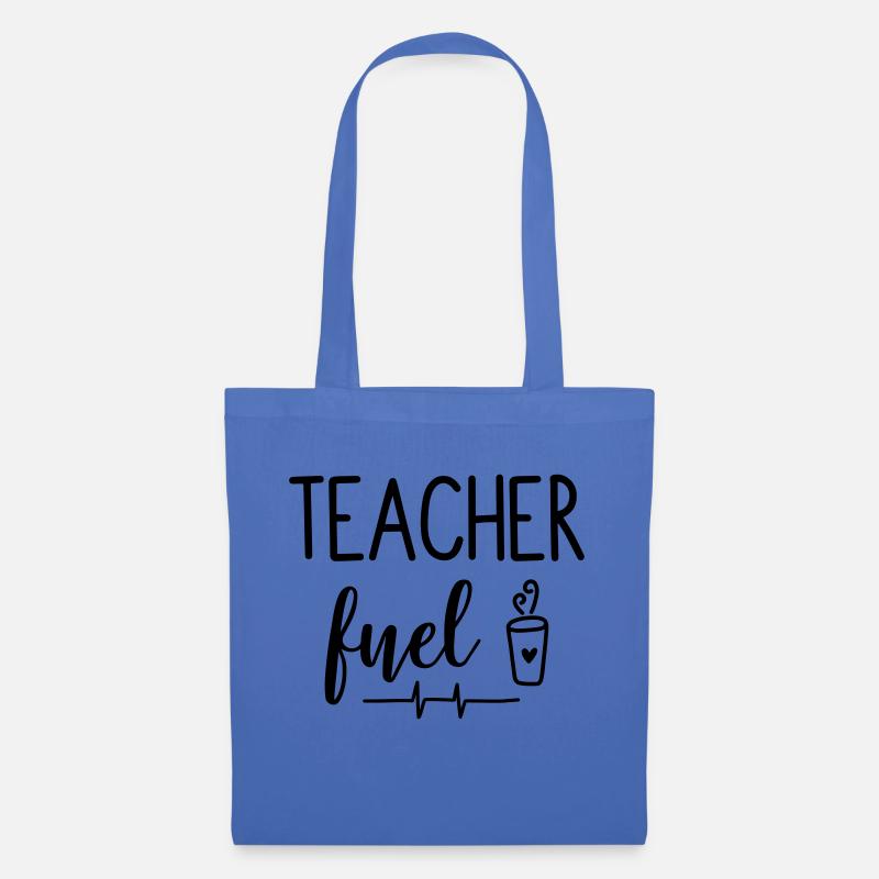 Lehrer Lehrerin Schule Kaffe Geschenk - Stoffbeutel - Hellblau