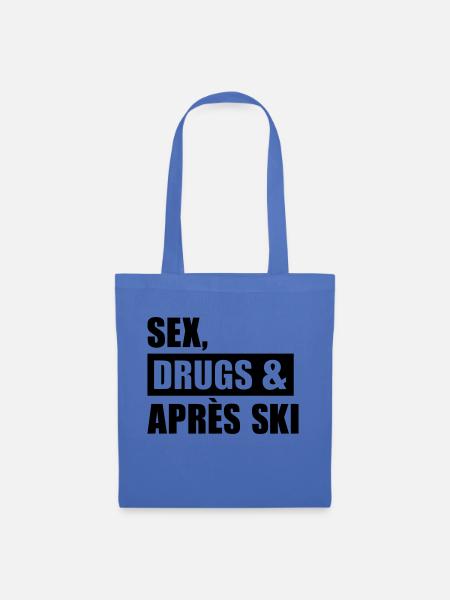 Apres Ski - Stoffbeutel - Hellblau