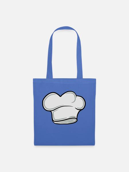Chefkoch Lustig Smiley Mustache Bart - Stoffbeutel - Hellblau