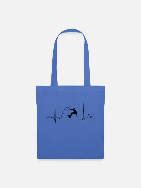 Surfer ECG - Tote Bag - light blue