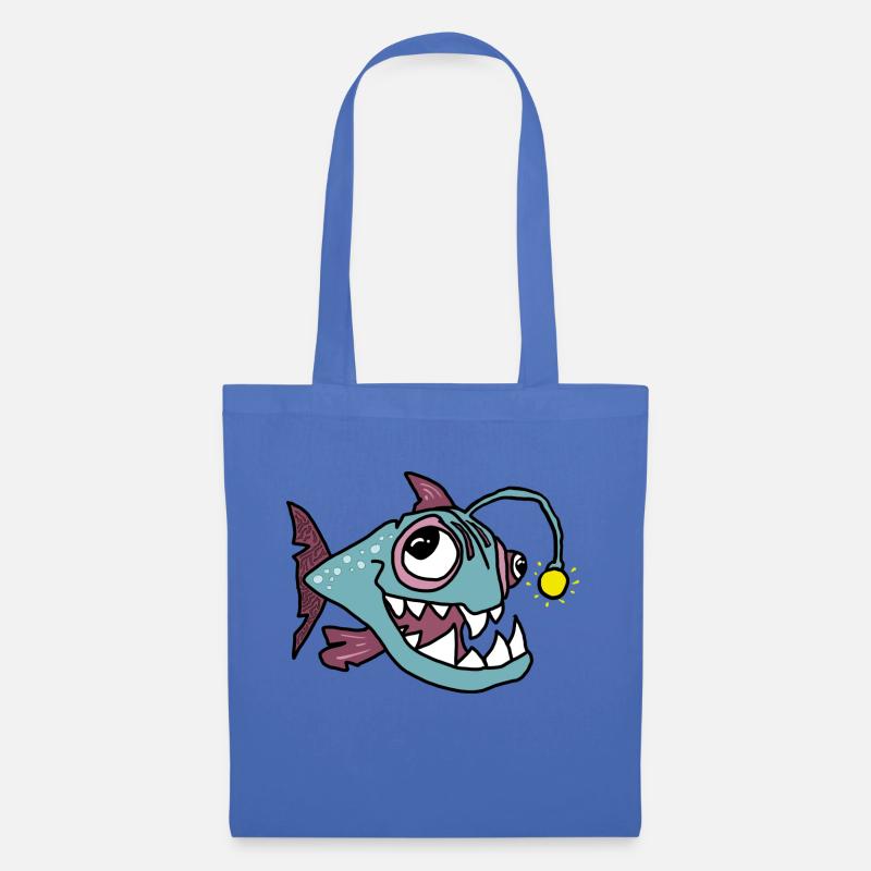Anglerfisch - Stoffbeutel - Hellblau