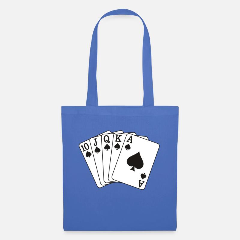 Royal Flush - Stoffbeutel - Hellblau