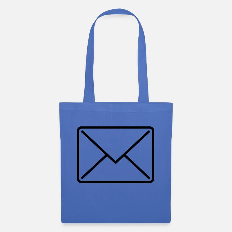 briefumschlag_icon1 - Stoffbeutel - Hellblau