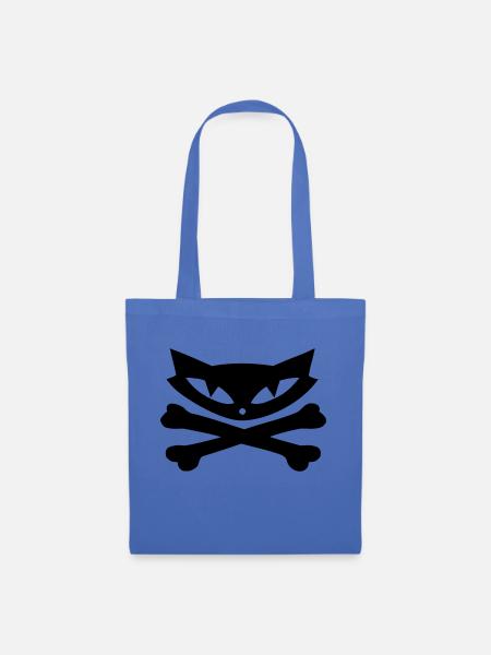 Cat - Stoffbeutel - Hellblau