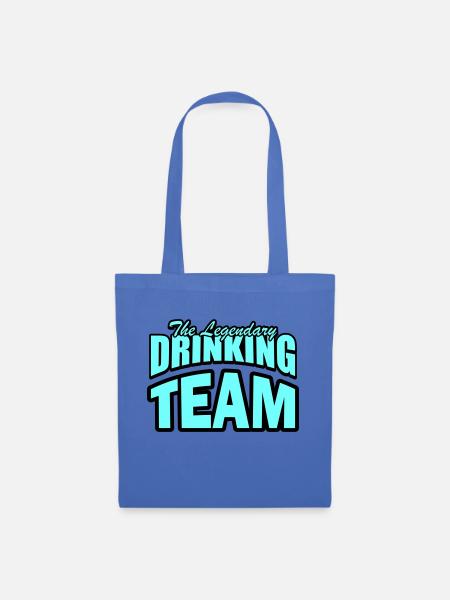 drinking team - Stoffbeutel - Hellblau