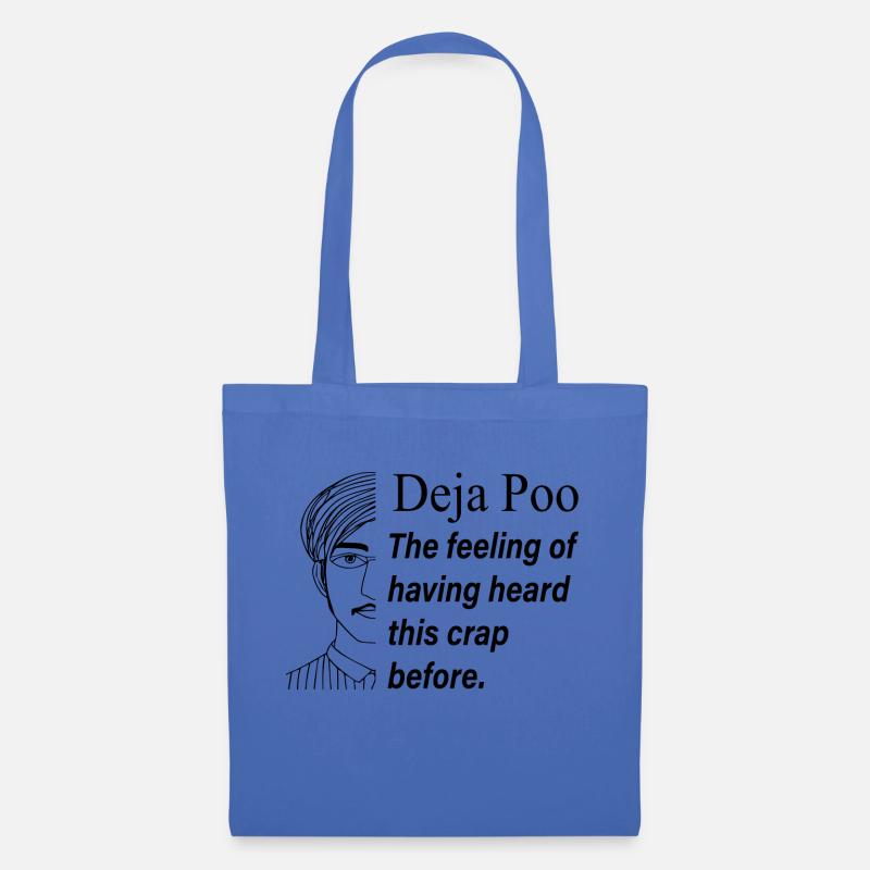 Deja Poo - Stoffbeutel - Hellblau
