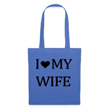 J'aime ma femme. - Sac en tissu - bleu pâle - Devant