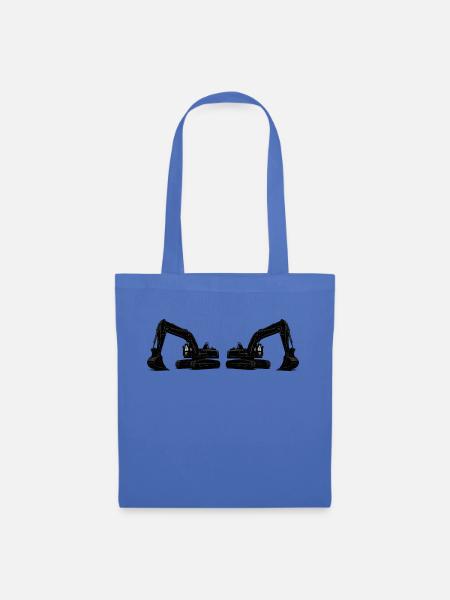bagger 2 - Stoffbeutel - Hellblau
