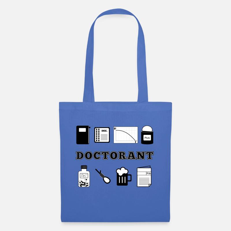 Definition Doktorand - Stoffbeutel - Hellblau