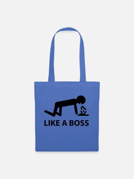 like a boss - Stoffbeutel - Hellblau