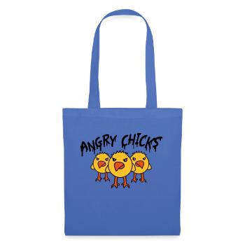 Angry Chicks - Tote Bag - light blue - Front
