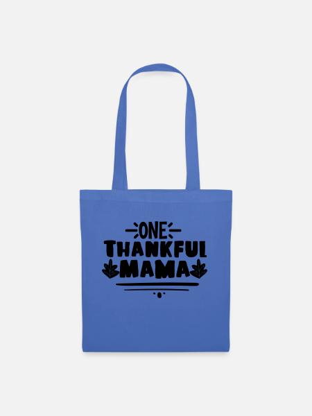 One Thankful Mama2 - Stoffbeutel - Hellblau