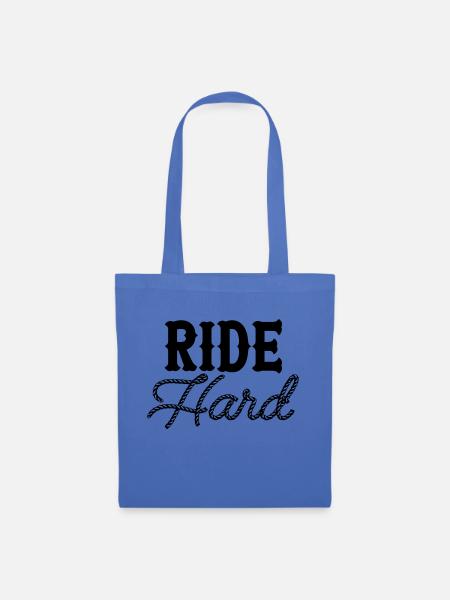 Ride Hard - Stoffbeutel - Hellblau