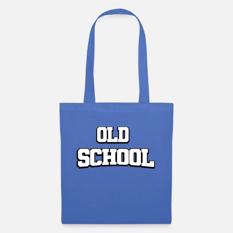 Old School Design - Stoffbeutel - Hellblau
