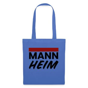 Mannheim Monnem - Stoffbeutel - Hellblau - Vorne