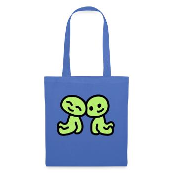 Amitié - amour - Sac en tissu - bleu pâle - Devant