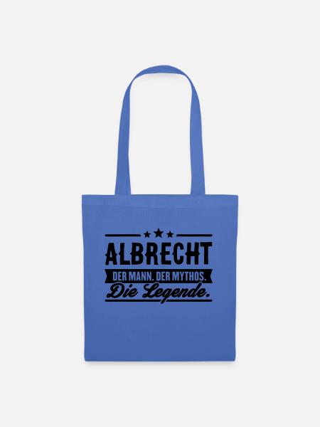 Mann Mythos Legende Albrecht - Stoffbeutel - Hellblau