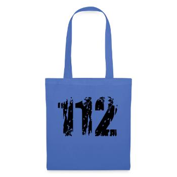 112 Alt - Stoffbeutel - Hellblau - Vorne