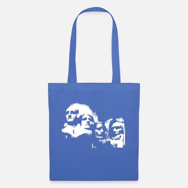 Mount Rushmore (white DDP) - Stoffbeutel - Hellblau
