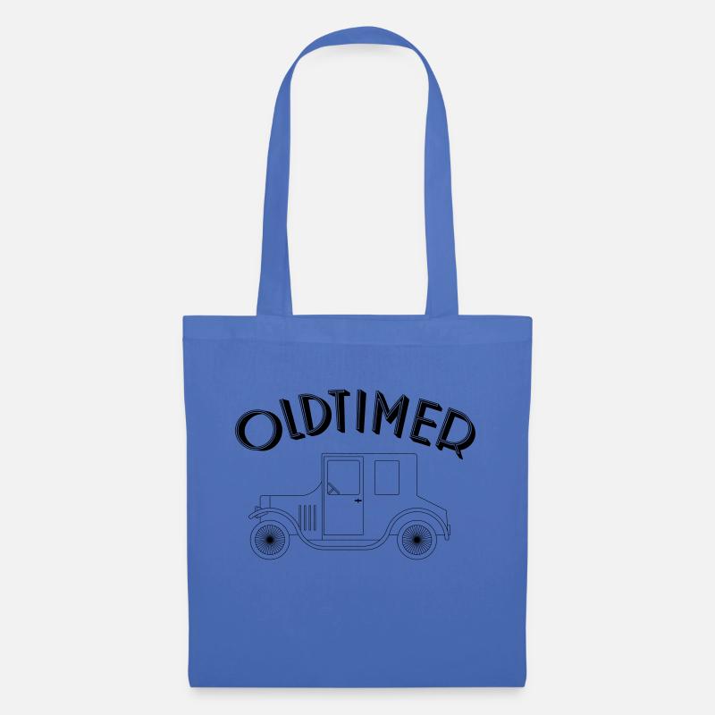 Oldtimer Design - Classic Cars - Stoffbeutel - Hellblau