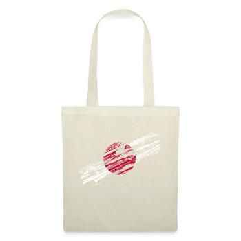 Japan Flag Vintage Stripes - Tote Bag - nature - Front