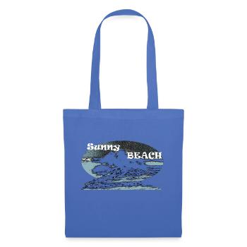 Plage ensoleillée - Sac en tissu - bleu pâle - Devant